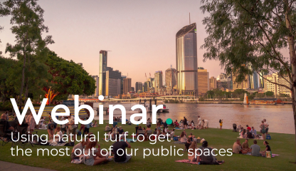 WEBINAR: Using natural turf in public spaces