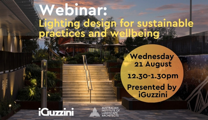 AILAVIC iGuzzini Webinar: Lighting design for sustainability