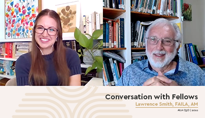 Conversation with Fellows - Lawrence Smith FAILA, AM